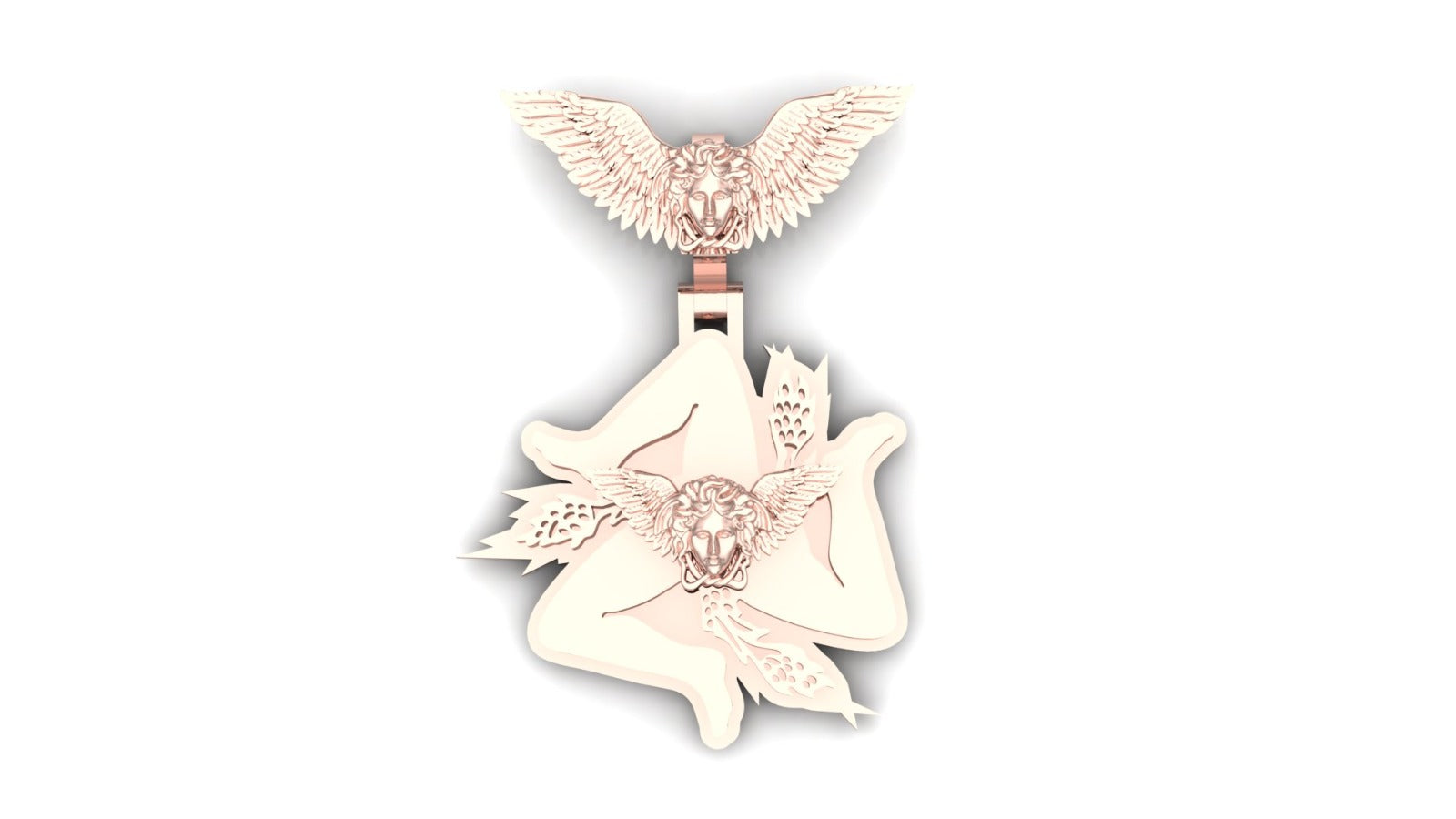 Sicilian Trinacria Pendant