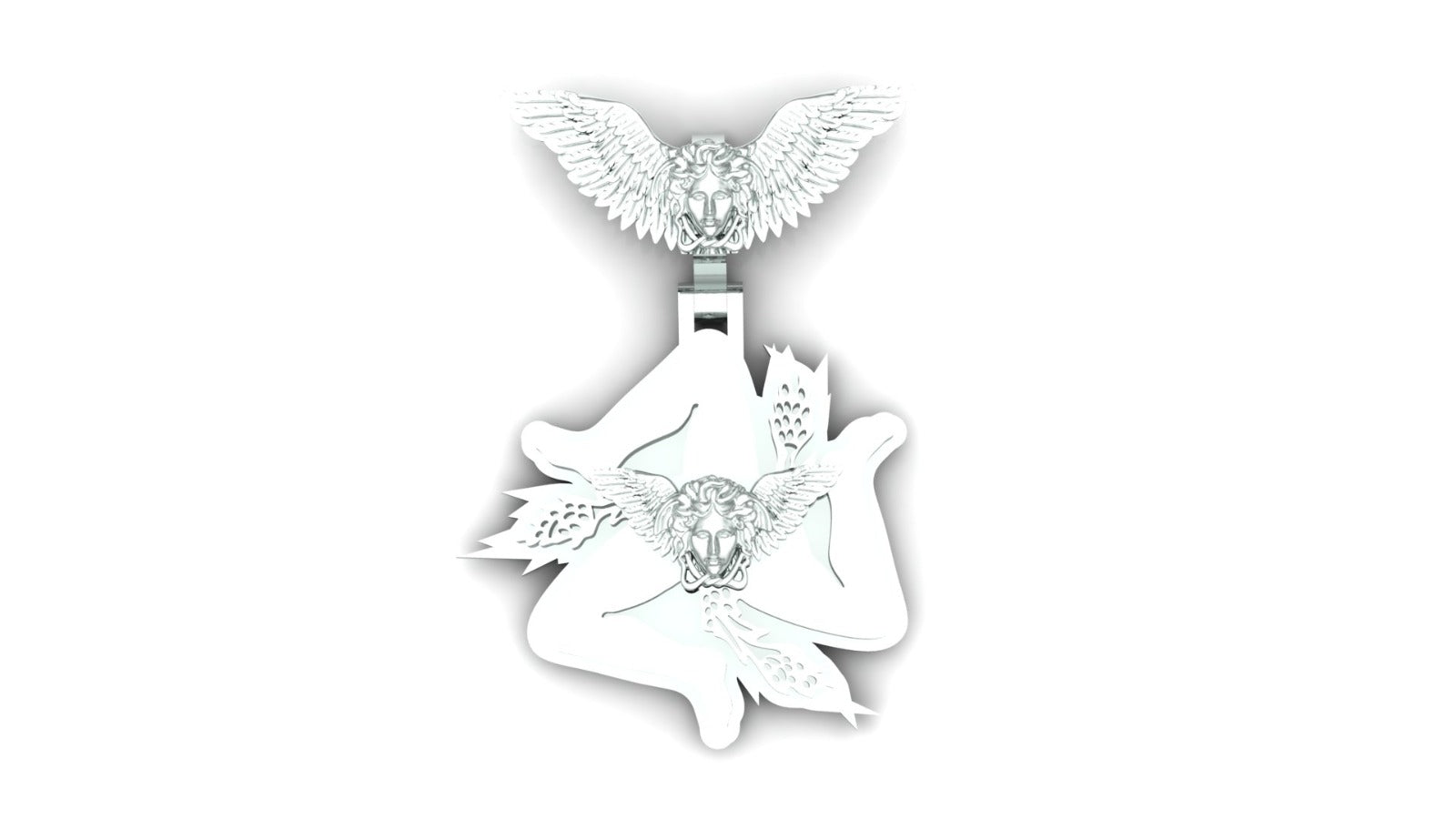 Sicilian Trinacria Pendant
