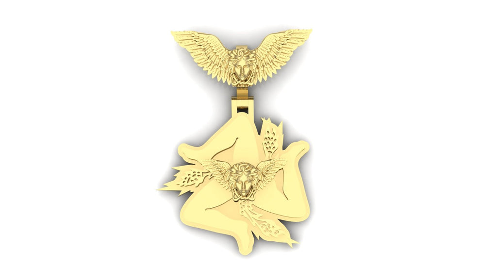 Sicilian Trinacria Pendant