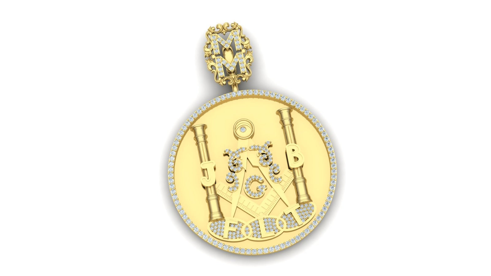 Mazonic Medallion Pendant