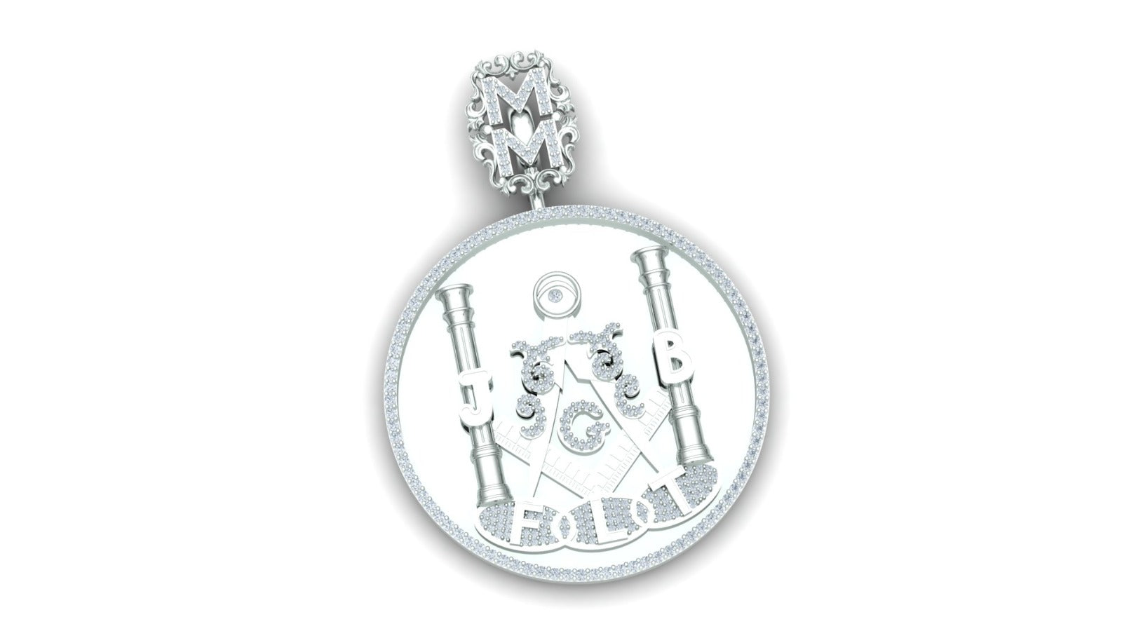 Mazonic Medallion Pendant