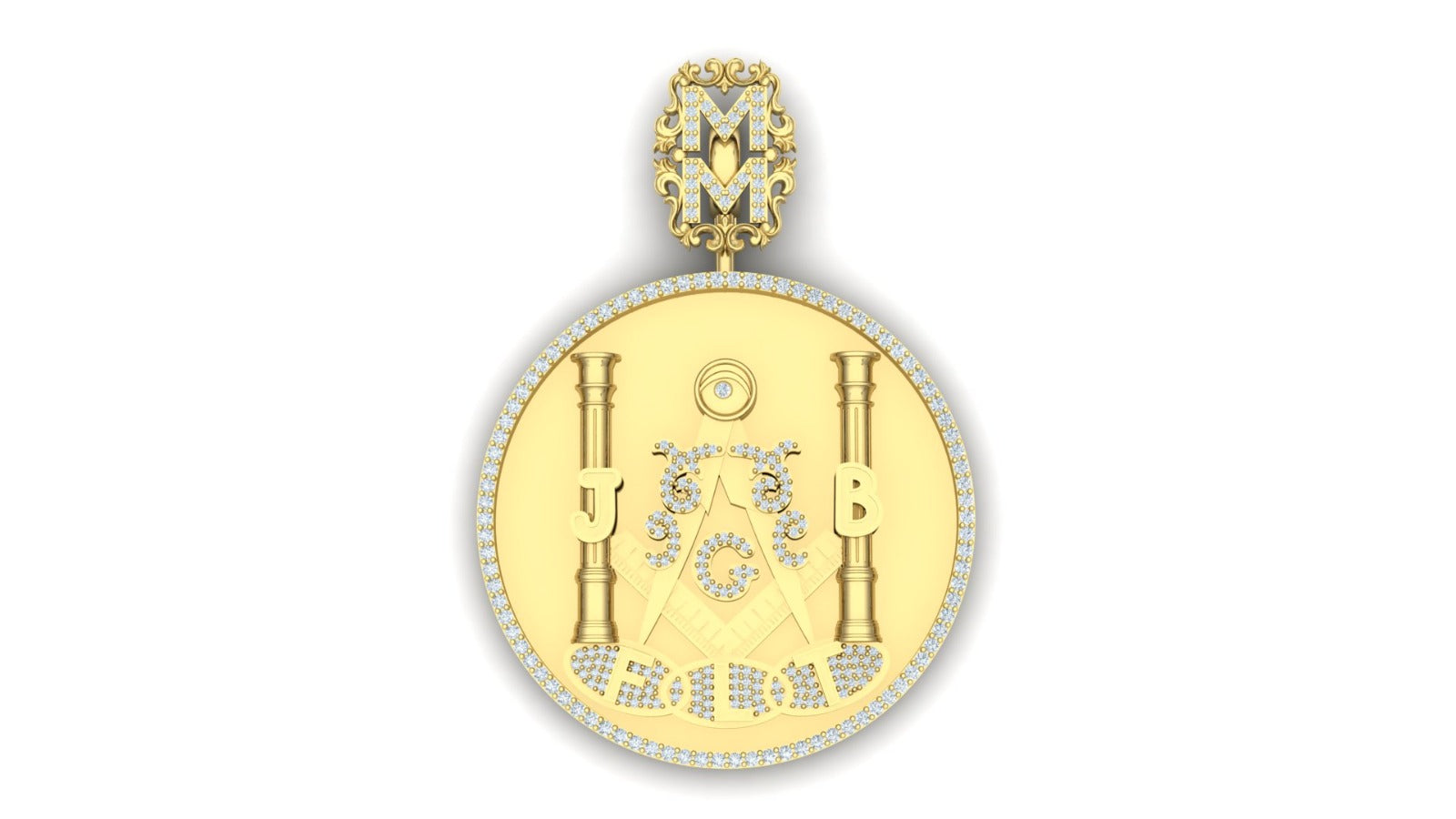 Mazonic Medallion Pendant