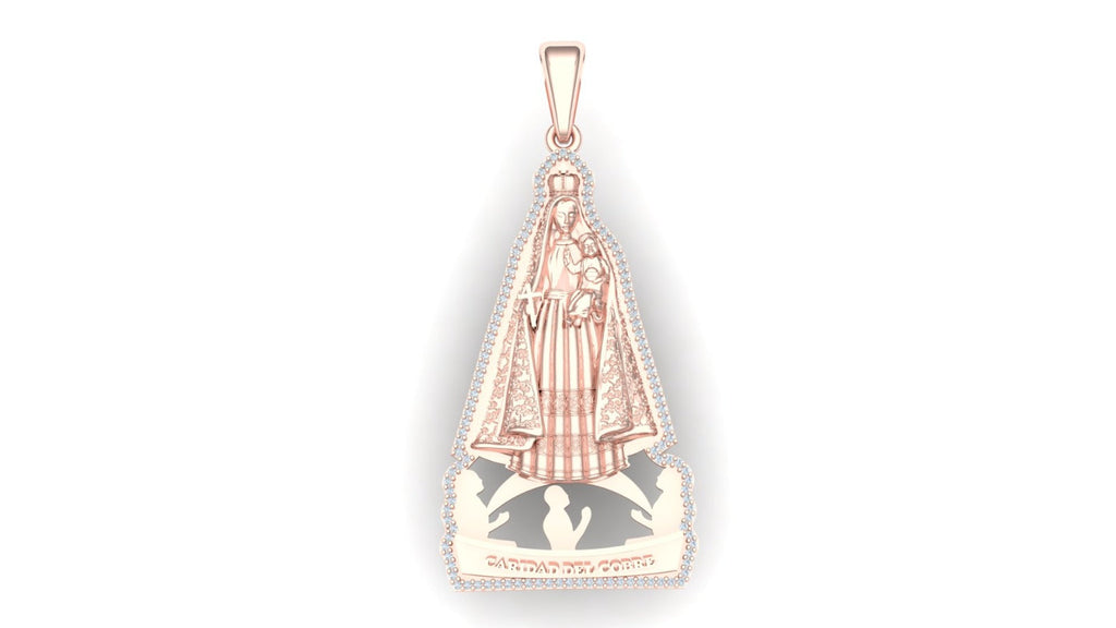 Virgen Caridad Pendant