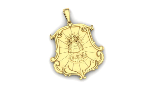 Virgen Caridad Celestial Pendant