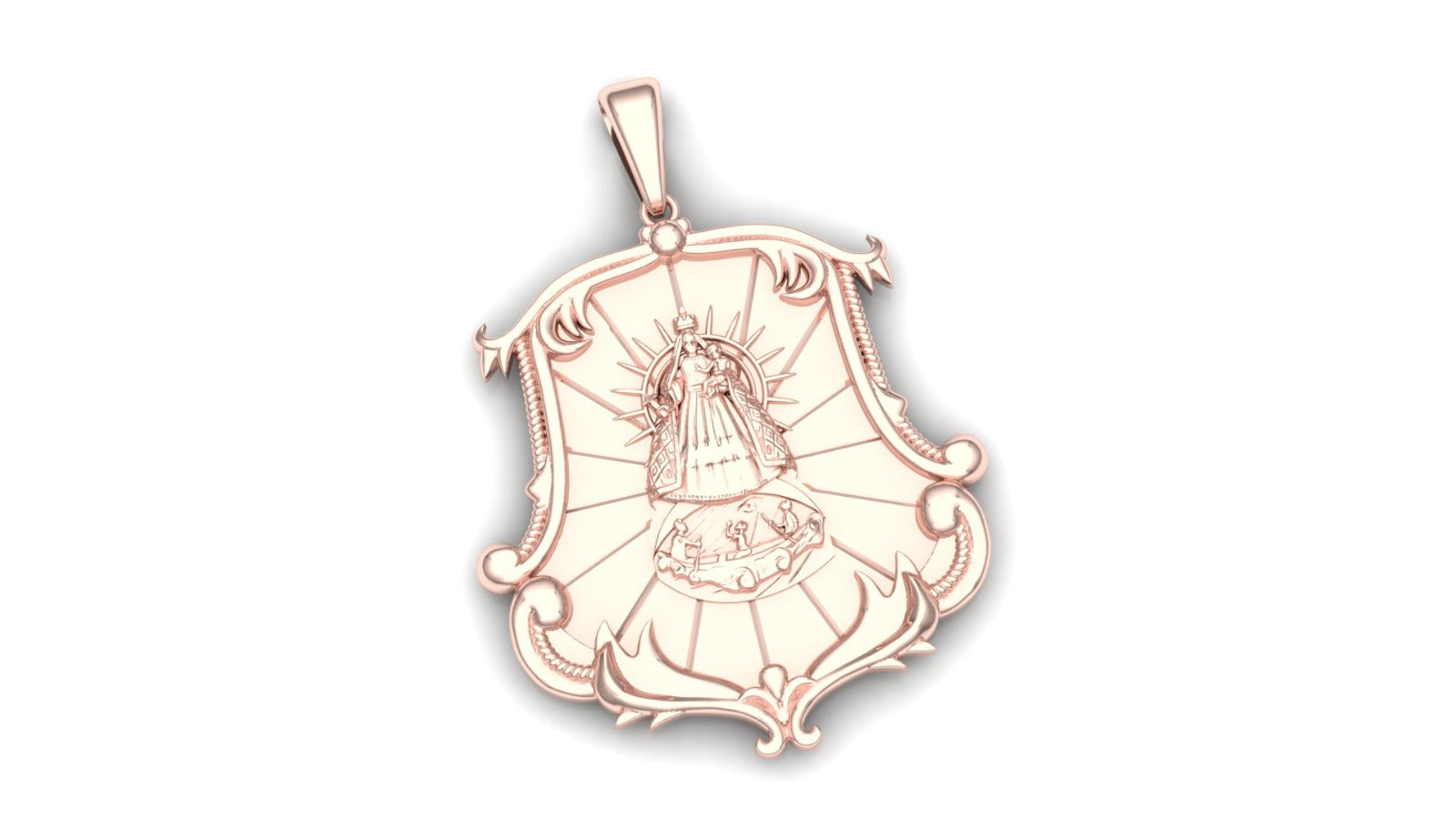 Virgen Caridad Celestial Pendant