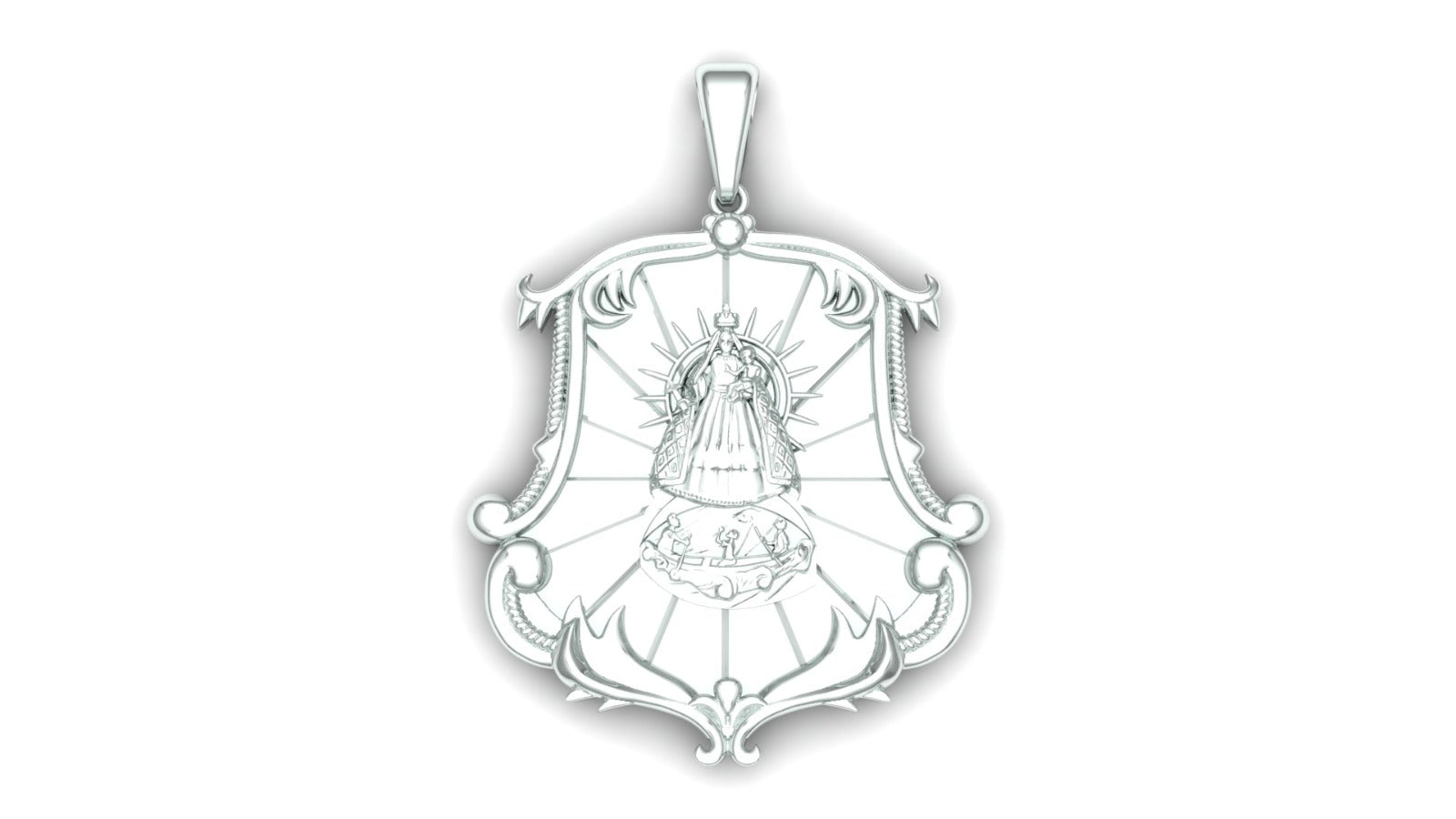 Virgen Caridad Celestial Pendant