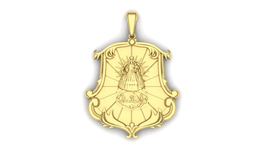 Virgen Caridad Celestial Pendant