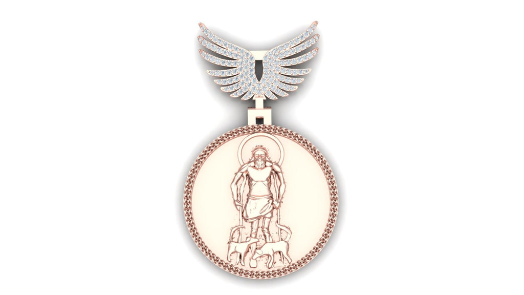 Virgen Caridad Wings Pendant