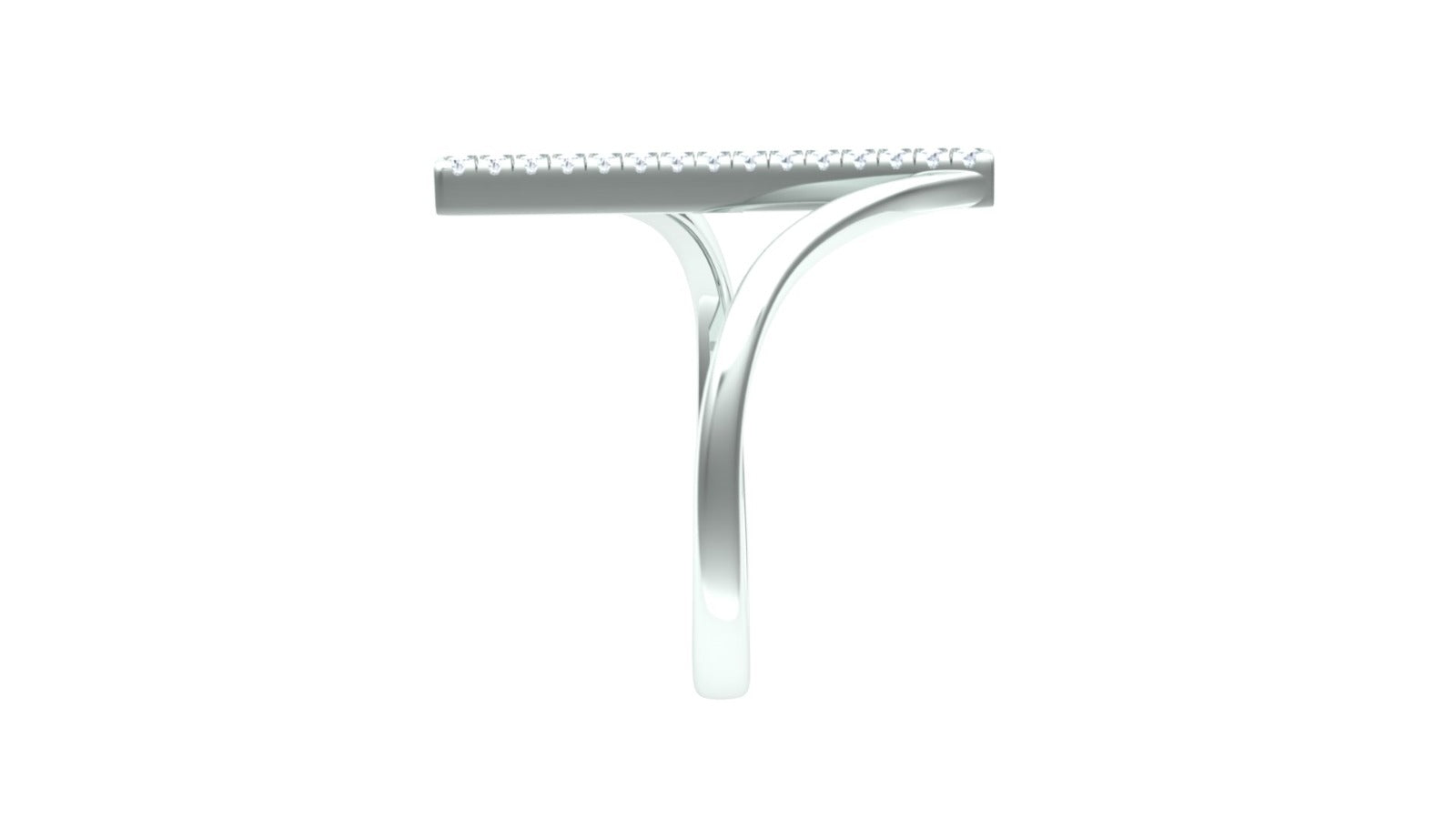 Line Ring - Twist Spark