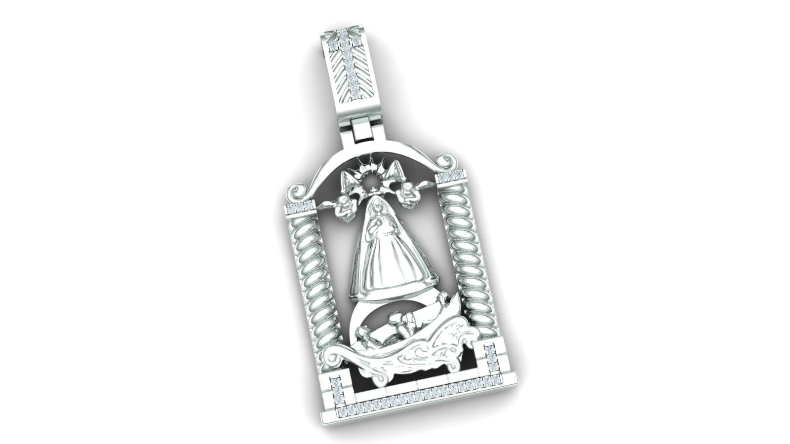 Big Virgen Caridad Pendant