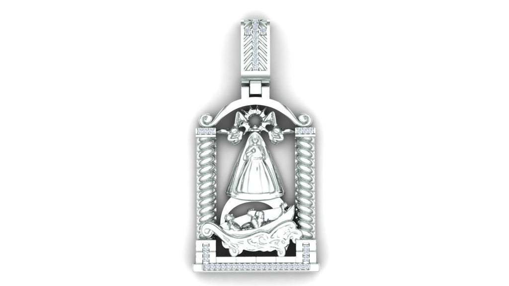 Big Virgen Caridad Pendant