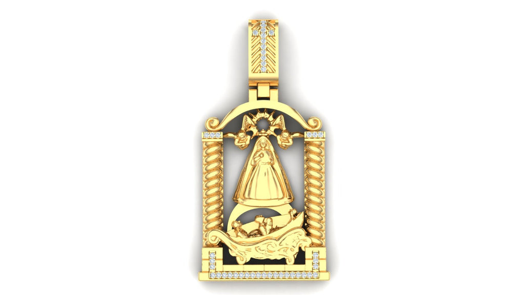 Big Virgen Caridad Pendant