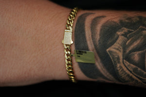 14k Cuban Link Bracelet