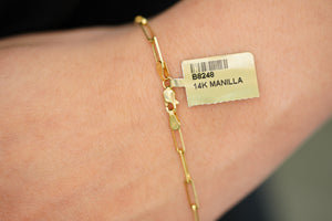 14k Clip Bracelet