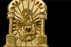 14k Saint Barbara Pendant