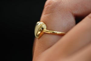 14k Heart Ring