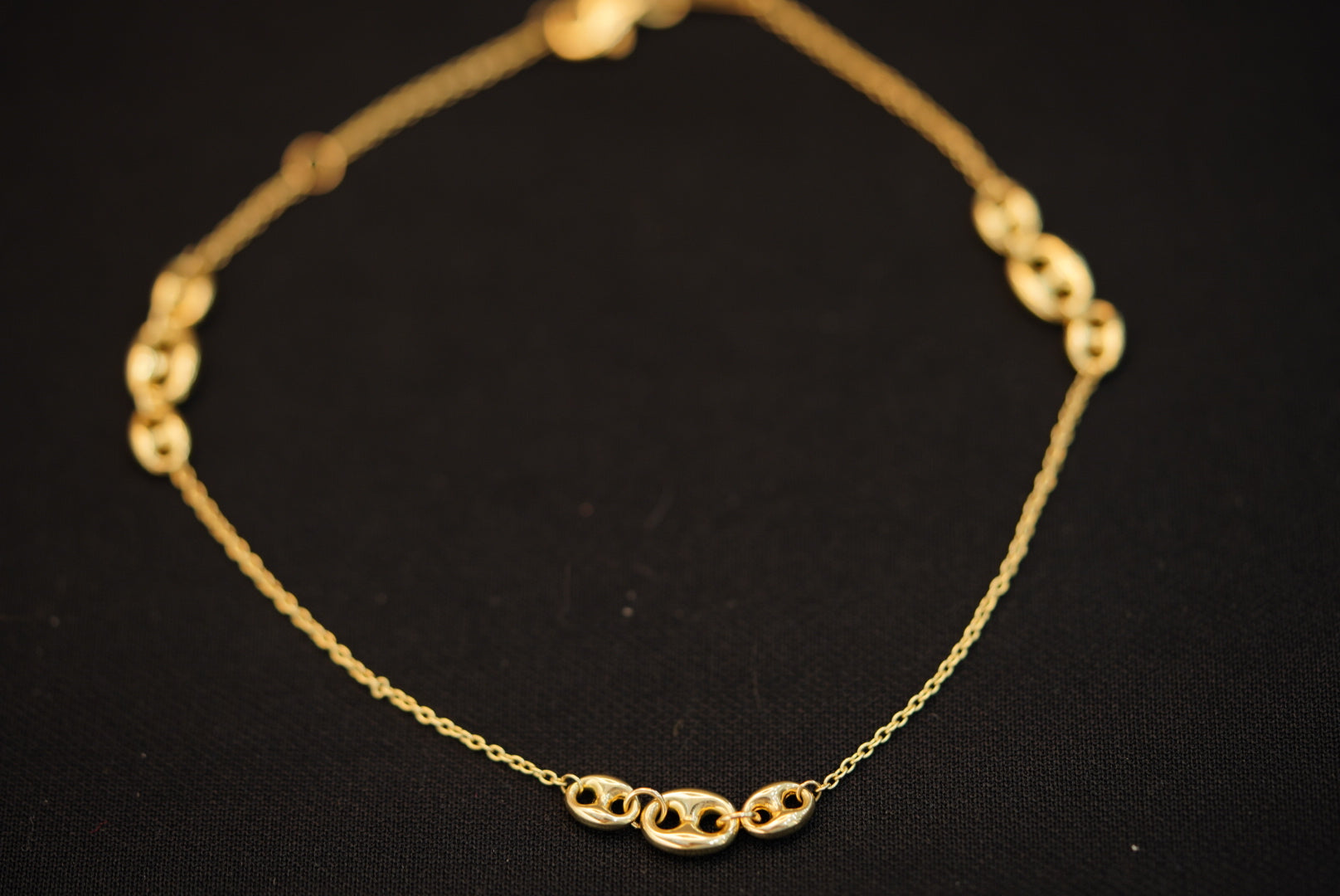 14k Fine Design Anklet