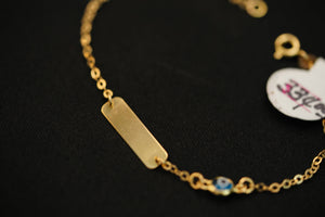 18k Lucky Eye Baby Bracelet