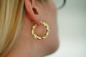 14k Hoop Earring