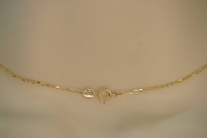 14k Open Heart Chain