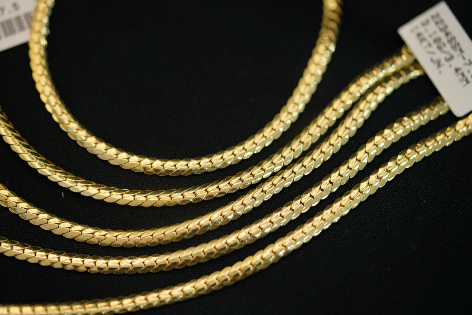 14k Cuban Link 3.4mm Bracelet