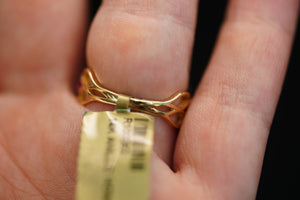 14k Colorful Lines Ring