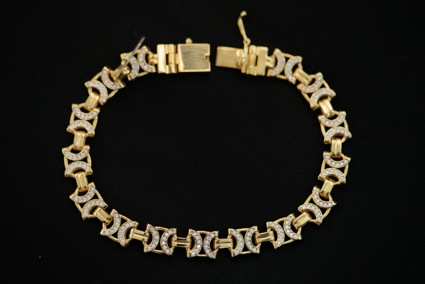 14k C with Crystal Bracelet