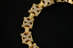 14k C with Crystal Bracelet