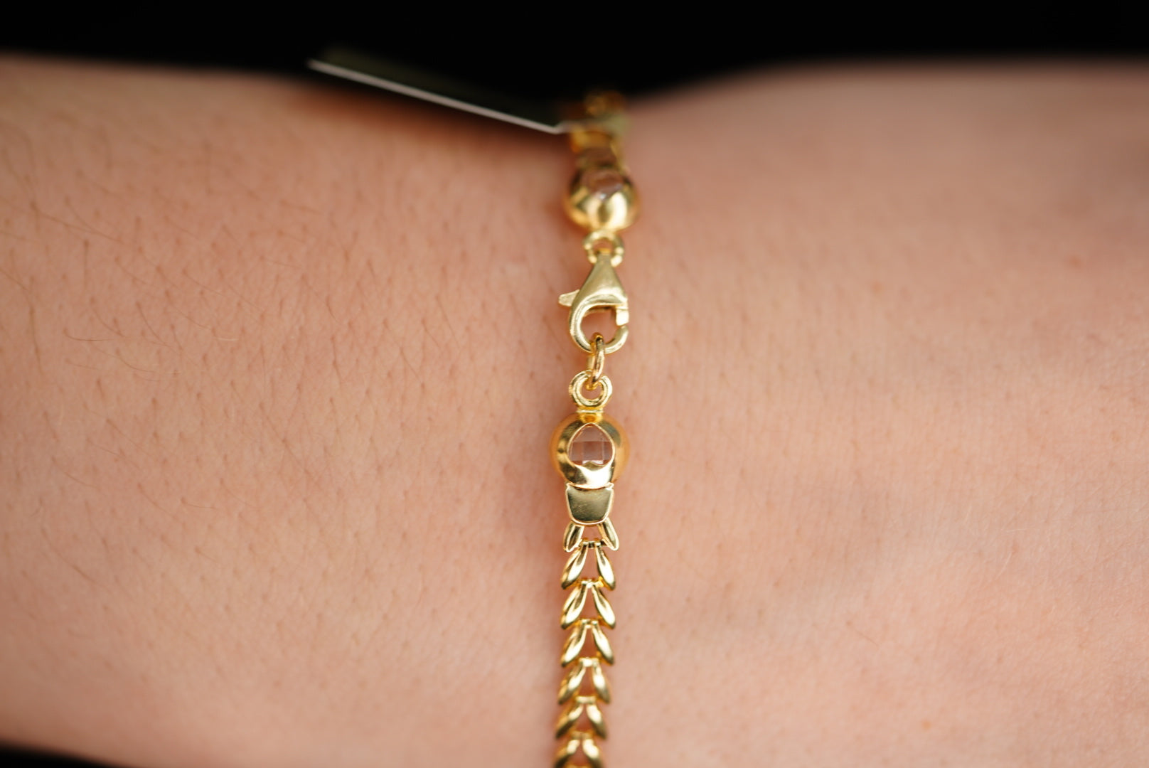 14k Three Elephant Bracelet