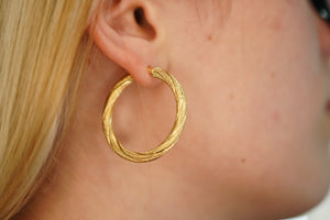 14k Hoop Earring