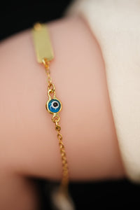 18k Lucky Eye Baby Bracelet