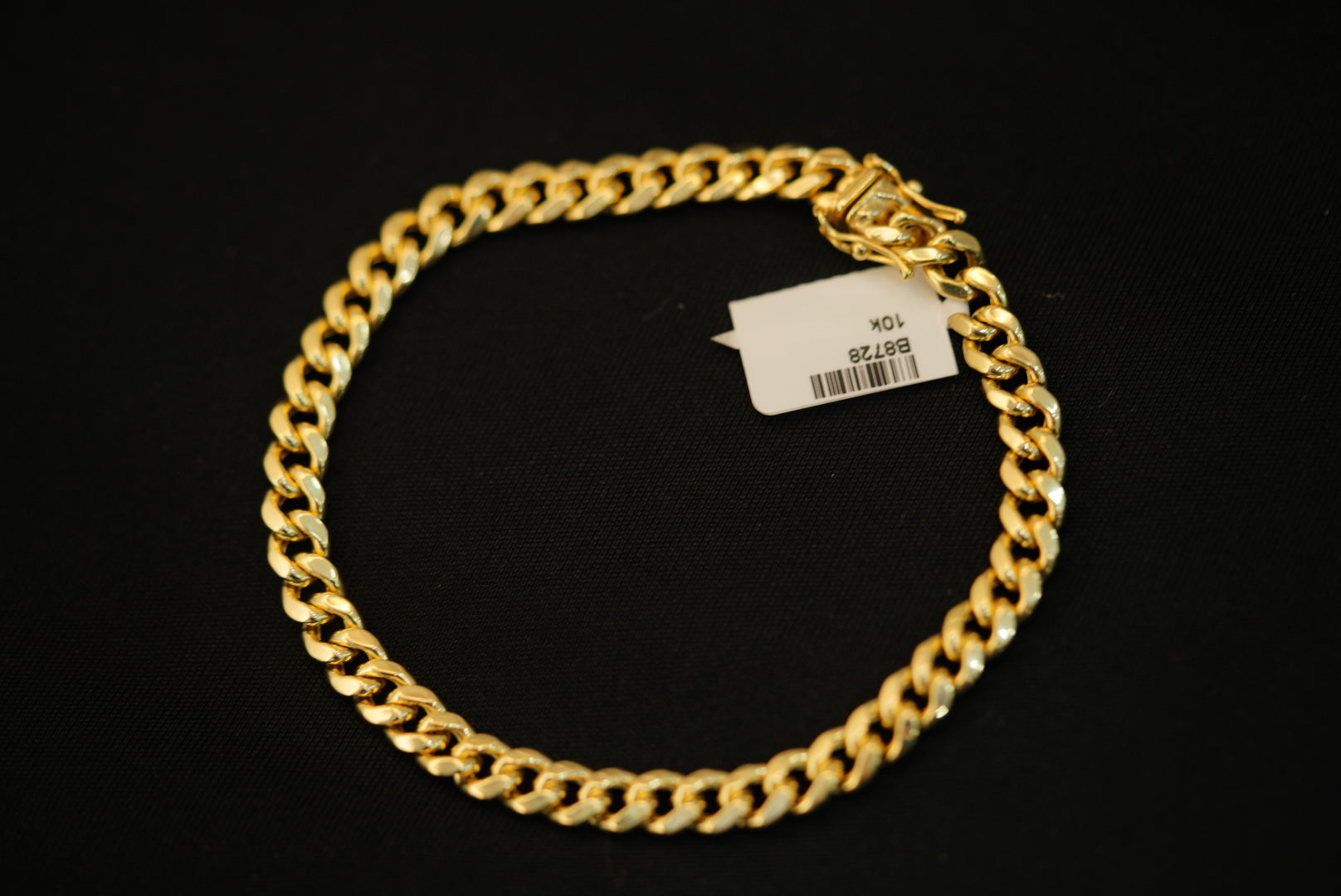 14k/10k Cuban Link Semi-Solid Bracelet