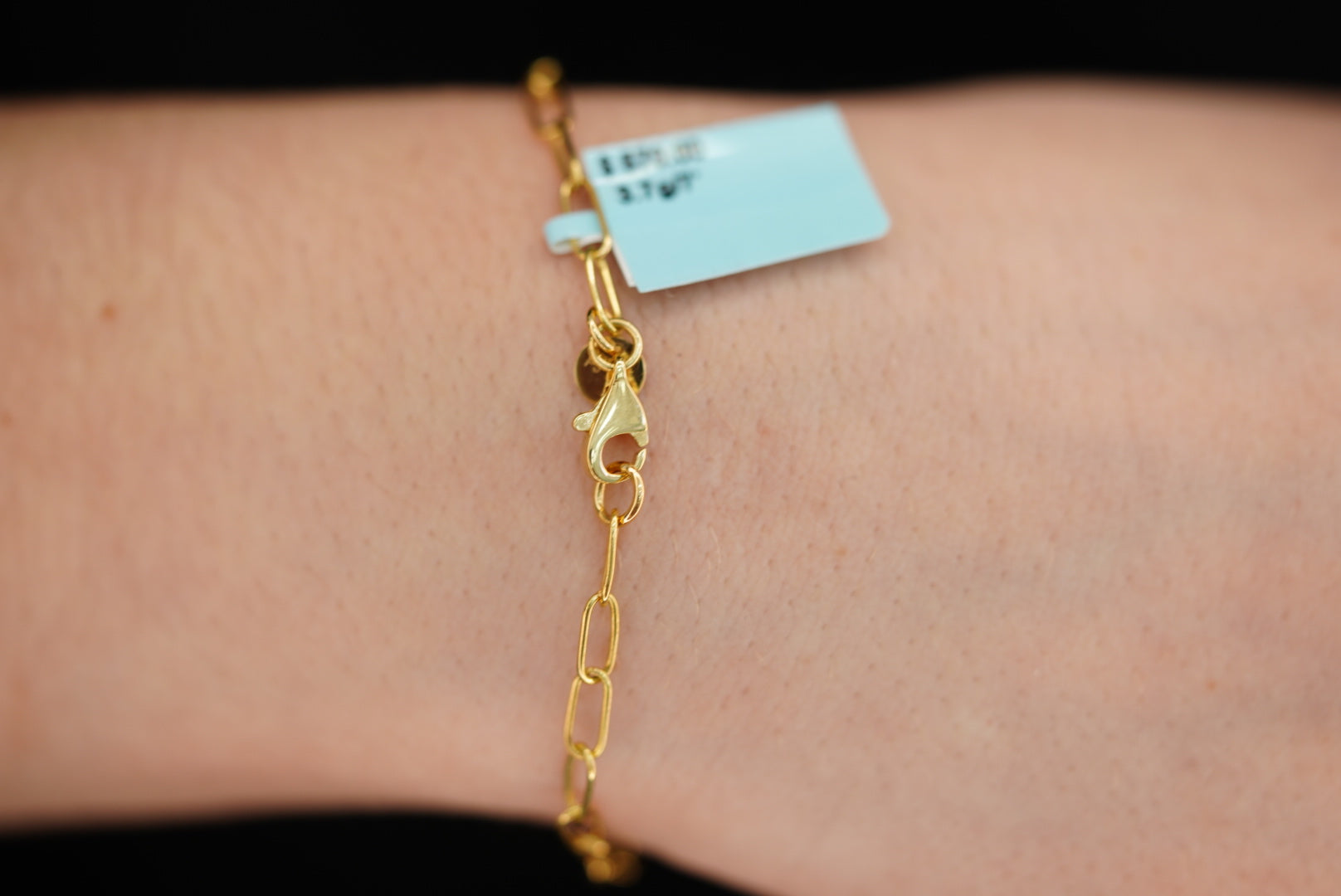 18k Key, Padlock and Heart Clip Bracelet