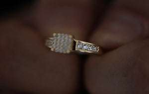 14k Duo de anillos - Italy Gold