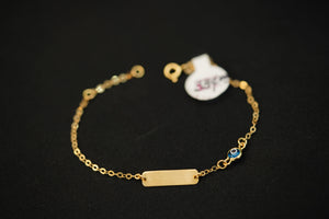 18k Lucky Eye Baby Bracelet