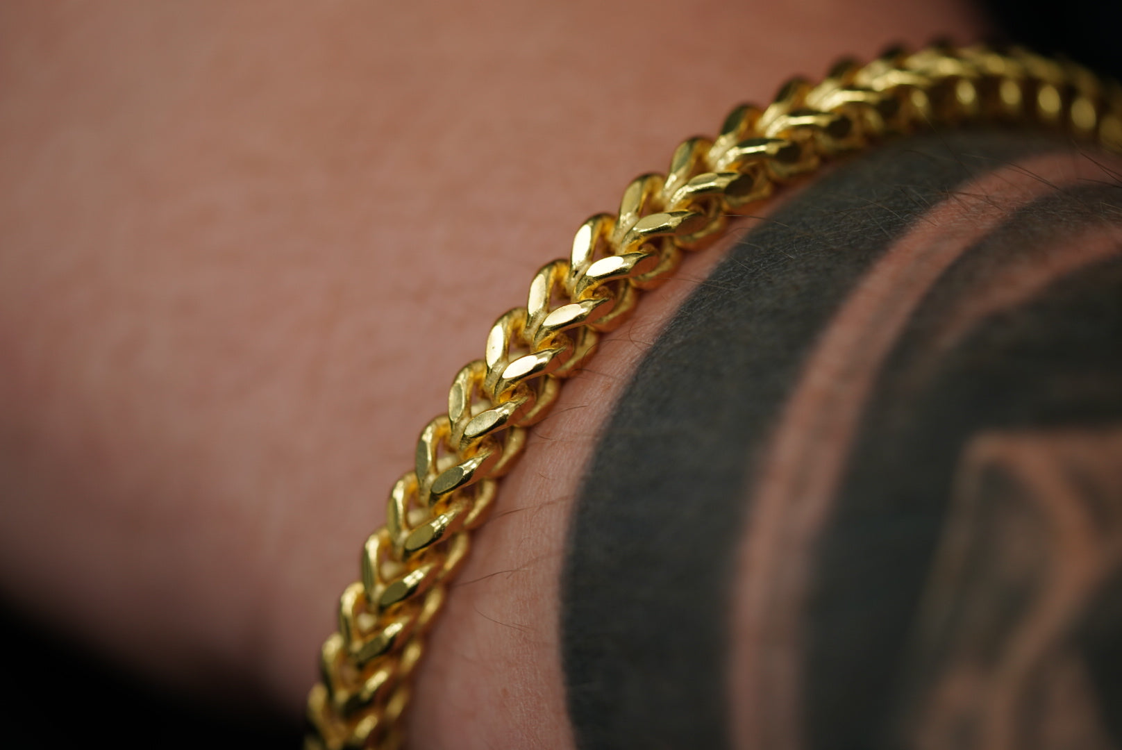 10k Franco 5mm Bracelet