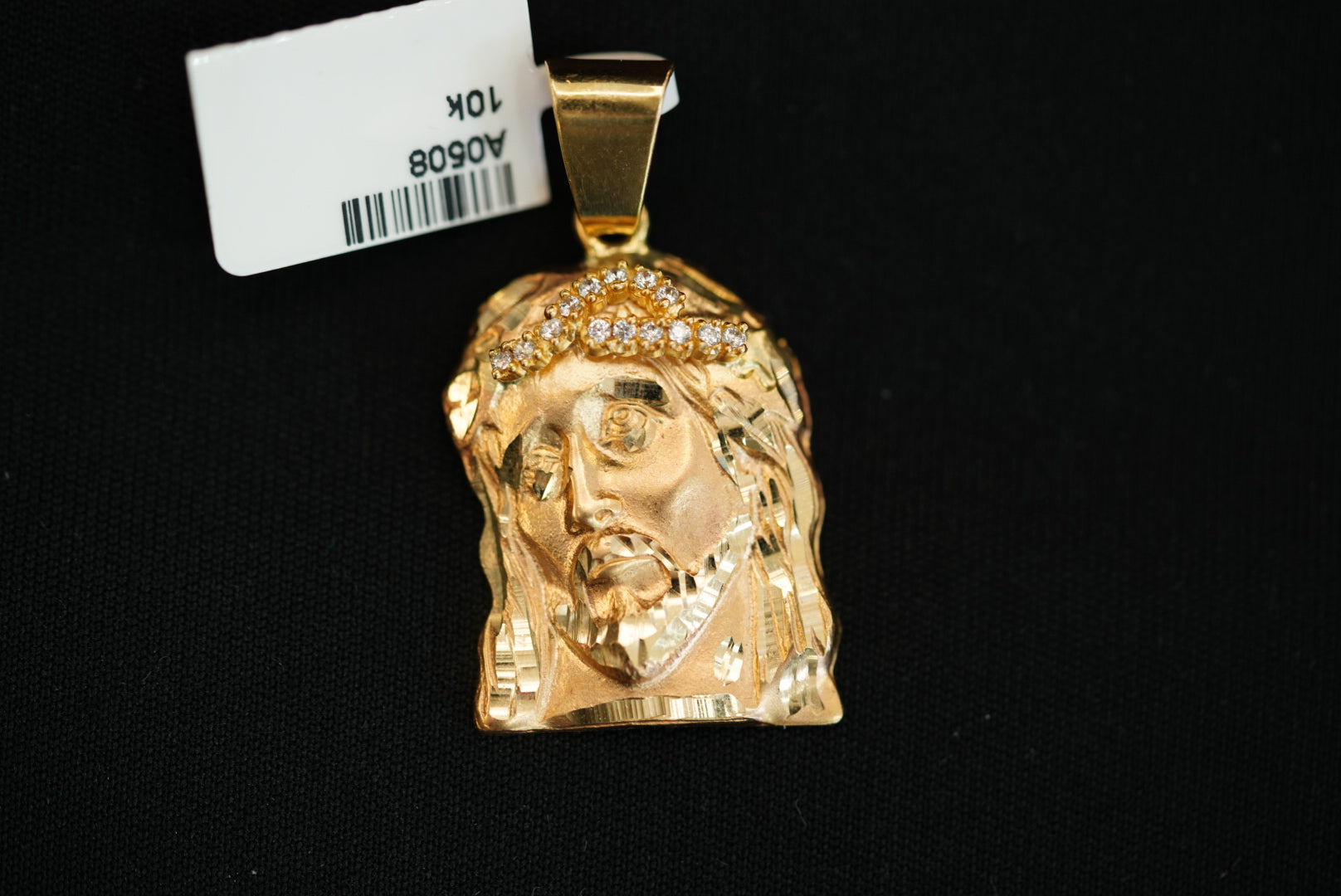 10K store Gold Jesus Pendant