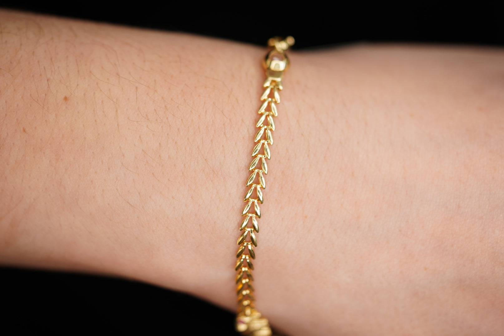 14k Three Elephant Bracelet