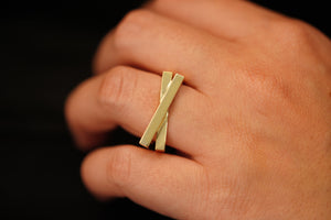 14k X Ring