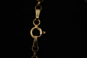 14k Rolo with Dangling Elephant Charms Bracelet