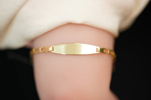 14k Clip ID Bracelet