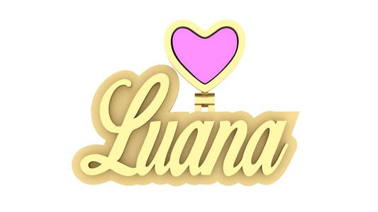 Your Name Custom Pendant Plain - Women
