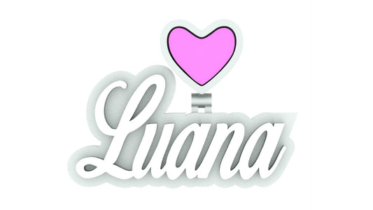 Your Name Custom Pendant Plain - Women