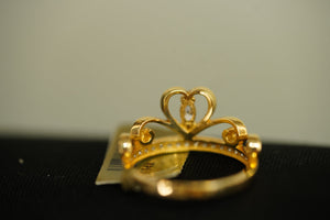 14k Crown Ring
