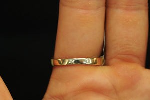 14k Cross Crystal Ring