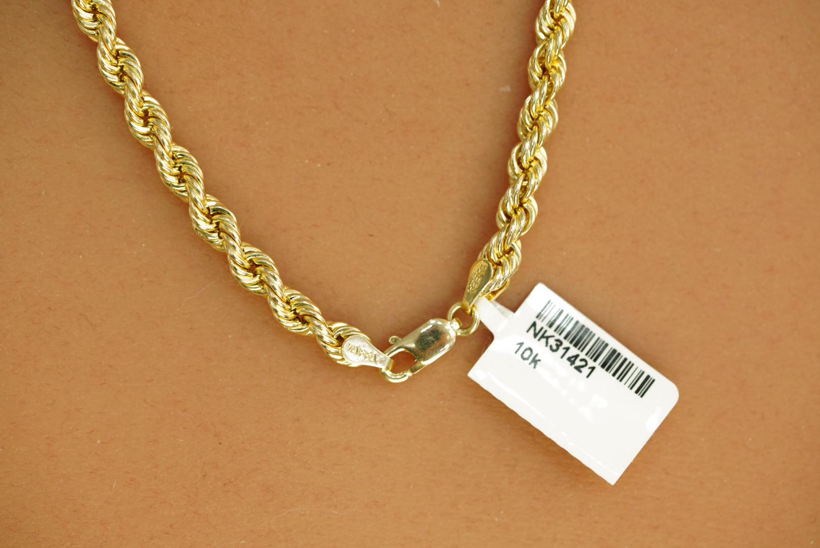10k 4mm Rope Chain