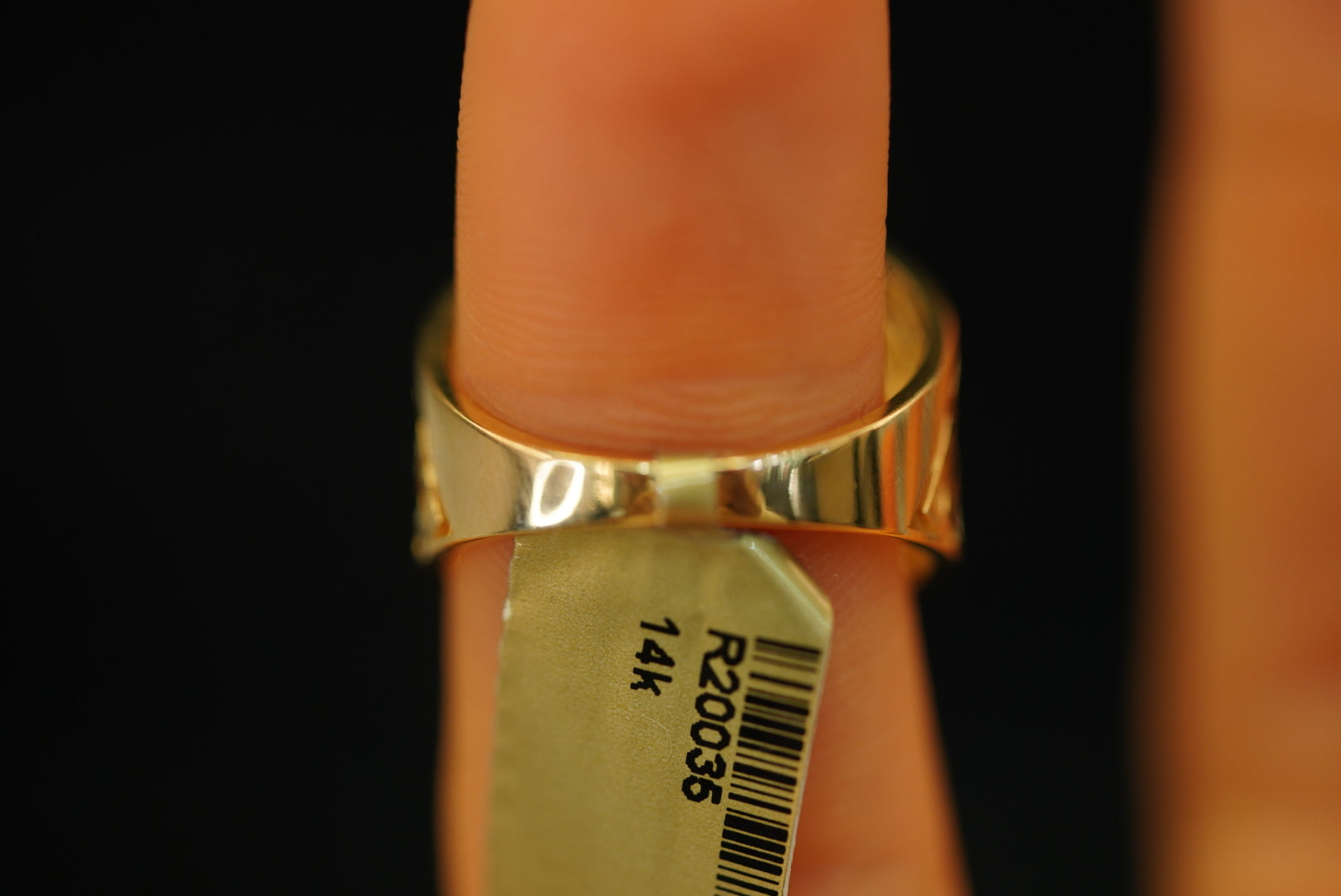 14k Greek White and Gold Ring