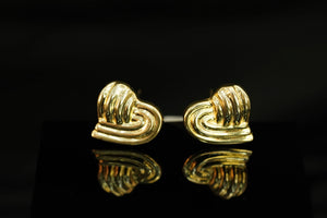 10k / 14k Heart Clip Earrings