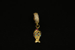 10k Cuban Link Chain with Fish Pendant