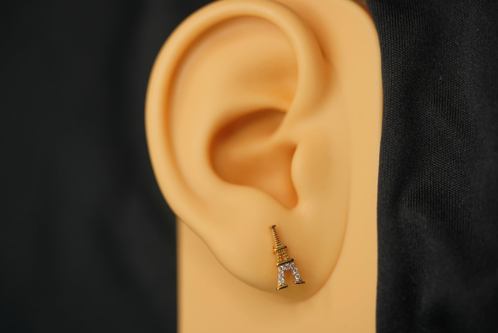 14k Eiffel Tower Stud Earrings